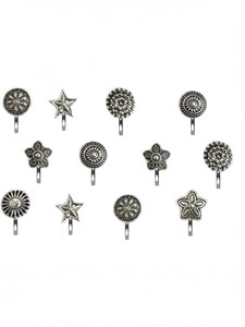 Myra Collection Silver Plated Metal Nose Stud