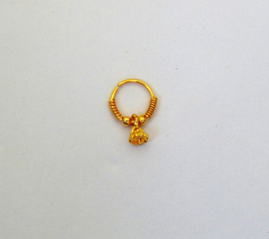 Tiyafashion Gold-plated Plated Stainless Steel Nose Ring