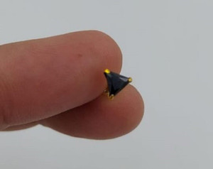 stylid Crystal Gold-plated Plated Alloy Nose Stud