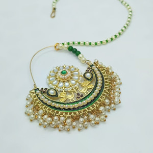 srcollections Beads Gold-plated Plated Brass Nathiya