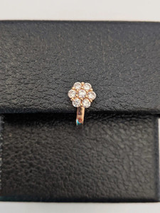 Sherly fashion Cubic Zirconia Gold-plated Plated Alloy Nose Stud