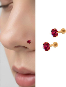 mufasa fashion Cubic Zirconia Gold-plated Plated Brass Nose Stud