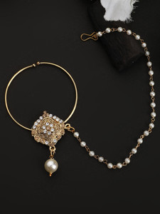 Angel In You Pearl Gold-plated Plated Alloy Nose Ring
