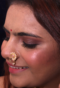 mycoh Cubic Zirconia Gold-plated Plated Brass Nose Ring
