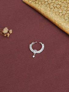 MALIFIONNA Silver Plated Alloy Nose Ring