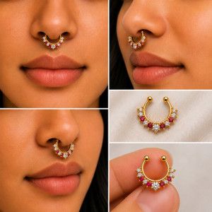 ISHARIYA Gold-plated Plated Alloy Nose Ring
