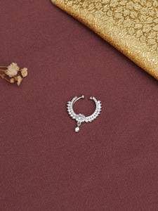 MALIFIONNA Silver Plated Alloy Nose Ring