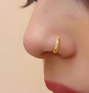 Sadid Gold-plated Plated Sterling Silver Nose Ring