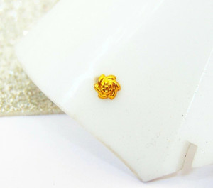 RENU CREATION Gold-plated Plated Metal, Alloy, Brass, Tungsten Nose Stud