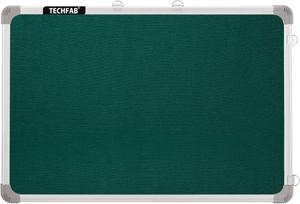 Techfab 1.5x2 Ft. Pin Up/Display High Resilience Foam Fabric with (20 Push Pins) Notice Board