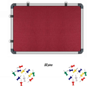 Smartix Notice Board 2x3 feet / Pin Up Display Board with 50 pins for Office and Home Notice Board