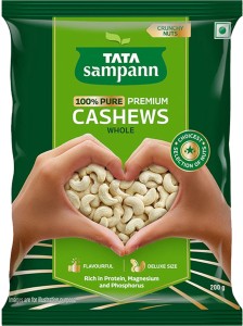 Tata Sampann Premium Quality Kaju, 100% Pure Premium Cashews