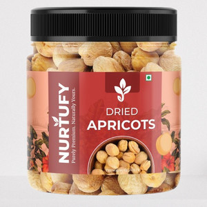 Nurtufy Apricots | Khubani | Sweet Soft & Chewy | Ideal for Snacking | Dry Fruit Figs