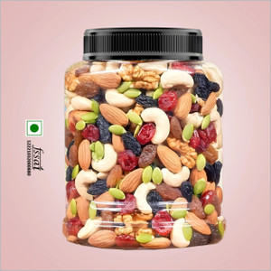 Nature Aahar Mix Dry Fruit | Panchmeva | | JAR | Almonds, Cashews, Raisins, Dry Dates, Figs, Pistachios, Walnuts, Amla, Assorted Fruits & Nuts