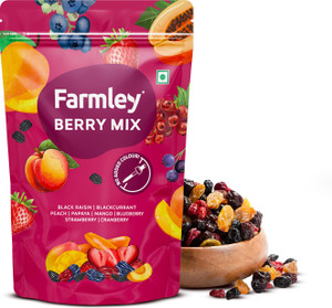 Farmley Berry Mix- Protein Rich Dried Berries Snack