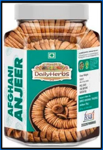 DAILYHERBS Premium Dried Afghani Anjeer/ | Fresh Dried Anjeer | Figs
