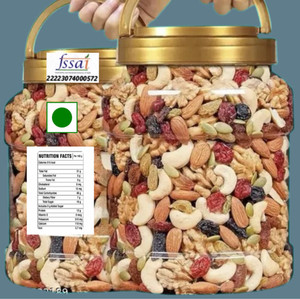 SHIVAAY mix dry fruits and seeds kaju , badam , dakh , khurmani , seeds etc Almonds, Cashews, Raisins, Apricots, Raisins, Dates