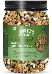 OPEN SECRET 6 in 1 Premium Dry Fruit Mix Kaju, Badam, Kishmish, Akhrot & Pista Assorted Nuts