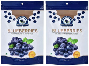 WONDERLAND Blueberries Dried Fruits Combo Pack of 2 (150g Each) Blueberry