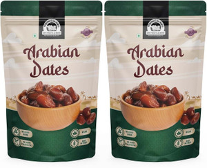 WONDERLAND Foods Premium Arabian Dates 1Kg | Soft And Chewy Texture Khajur | Khajoor Dates