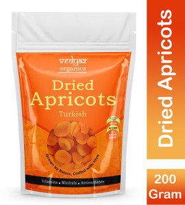 Vedyaz Organic Dried Apricots Dry Fruits - 200gm Apricots