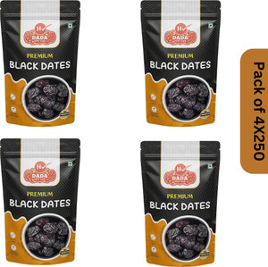 DADA Premium Black Dates for Strong Bones | 100% Fresh & Natural | Anti-Oxidants Rich Dates