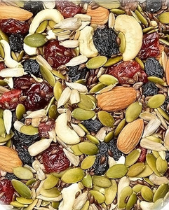 ZION Organic Mixed Dry Fruits 1Kg Pack Healthy Trail Mix dry fruits Assorted Seeds & Nuts