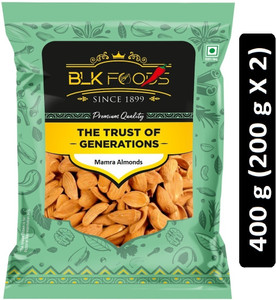 BLK FOODS Select 400g Almond Giri (Mamra Badam) 200g X 2 Almonds