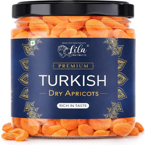 lila dry fruits Turkish Apricots 250 Grams | Naturally Dried Apricot Khubani Soft & Delicious Apricots
