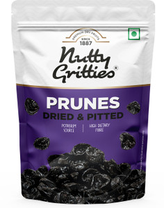 नट्टी ग्रिटीस प्रून्स 200g सूखा आलूबुखारा थैली
