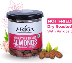 Ariga Foods Pink Salt Badam Roasted & Flavoured | Almonds