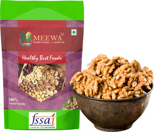 MEEWA Premium Walnut Kernel | Light Brown Halves Without Shell | Akroth Giri in 2 Pcs Walnuts, Kernels