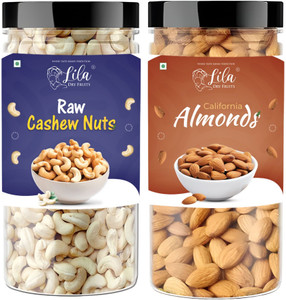 lila dry fruits Dry fruits combo pack of Cashews Almond (200 G x 2) Almonds, Cashews