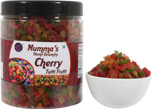 Mumma's home gramity Mix Tutti Frutti Cherry 250g Jar for Cakes & Cookies Cherries