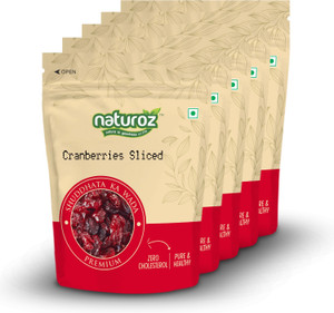 Naturoz (Pack Of 5) Dried Sliced Cranberries