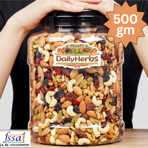 DAILYHERBS Premium Mewa Mix ( Almonds, Cashews, Raisins, Apricots, Kiwi, Assorted Seeds & Nuts