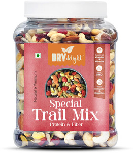 DRYDELIGHT Special Trail Mix | Panchmeva | Almonds, Cashews, Raisins, Apricots, Kiwi, Pistachios, Dry Dates, Assorted Seeds & Nuts