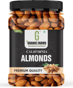 GRANIC FARMS Premium California Almonds | Badam Giri| Whole, Raw, Natural Badam || Almonds