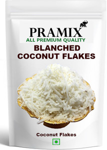 Pramix Dried Blanched Coconut Flakes, Dessicated Coconut Powder [Nariyal Burada for Coocking] 250 gm Coconut