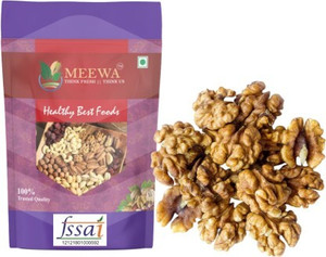 MEEWA 1 KG KASHMIRI WALNUT KERNELS VACCUM PACK | WALNUT LIGHT HALVES Walnuts