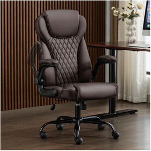 CHAIRTECH High Back Office Chair Adjustable Desk Chair Back Executive Comfortable Leatherette Office Conference Chair