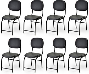 P P CHAIR Office Home Visitor Study Student Chair Student Table Chair Metal Dining Chair Leatherette Office Visitor Chair