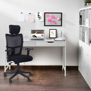 KVS INDIA SILVERLINE High Back Ergonomic|Home, Office Mesh Mesh Office Adjustable Arm Chair