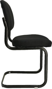 RW REST WELL S Model Metal Chair for Office|Study Area Chair With Padded Seat & Backrest| Fabric Study Stacking Chair
