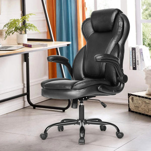CHAIRTECH ® | High Back | Ergonomic | Home & Office Leatherette Office Adjustable Arm Chair