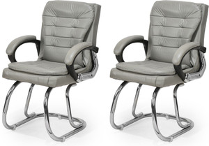 KITHANIA Ergonomic Leather Office Executive Visitor work study home reception Chair Leather Office Executive Chair
