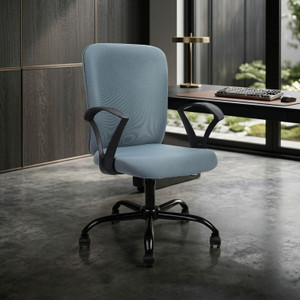 IAFA Mavro Mid Back Ergonomic Office Chair with Heavy Duty Metal Base Fabric Office Arm Chair