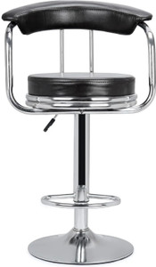 Ayush Traders Bar Chair Adjustable & 360° Revolving | for Kitchen, Office, Shops & Dinning Leatherette Study Arm Chair