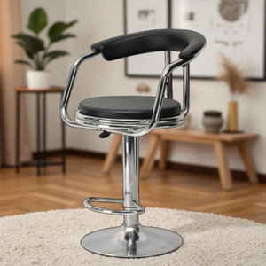 MAESTRO SEATING SYSTEMS Leatherette Bar Stool Chair for Kitchen Café Store bar counter restaurant Leather Office Conference Chair