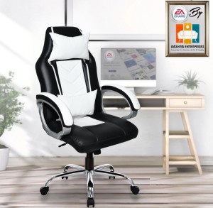 AASHRA ENTERPRISES E.A Gaming series E_89 High Back Chair Made With 1st Grade High Density Foam Leatherette Office Arm Chair